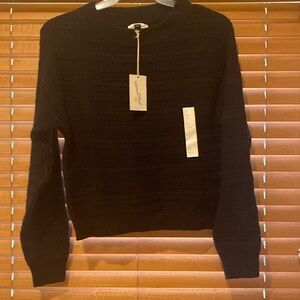 Universal Thread classic soft navy knit crew neck sweater size small (d)